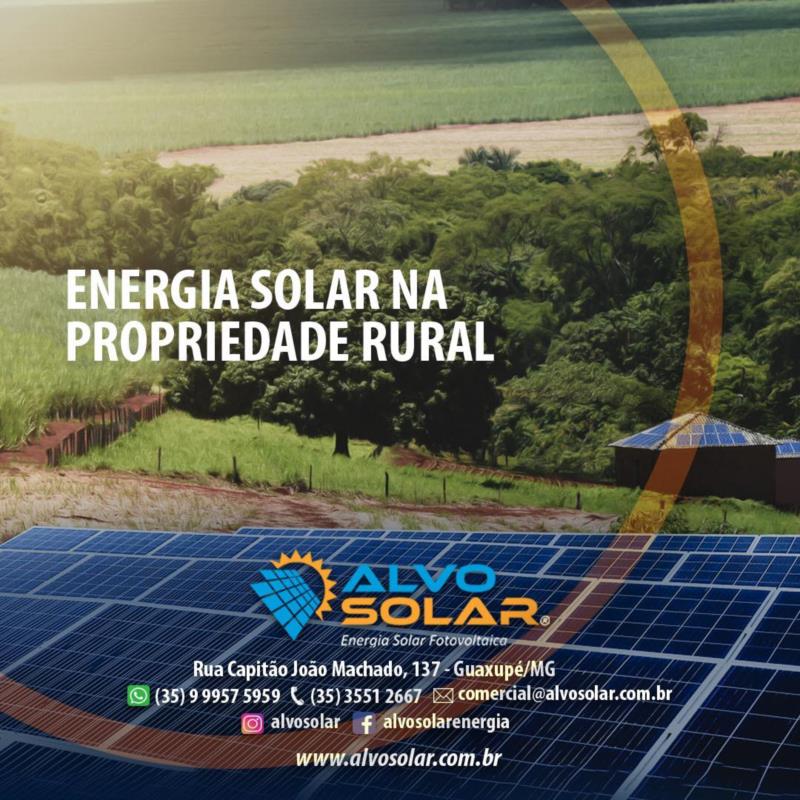Energia Solar na propriedade rural