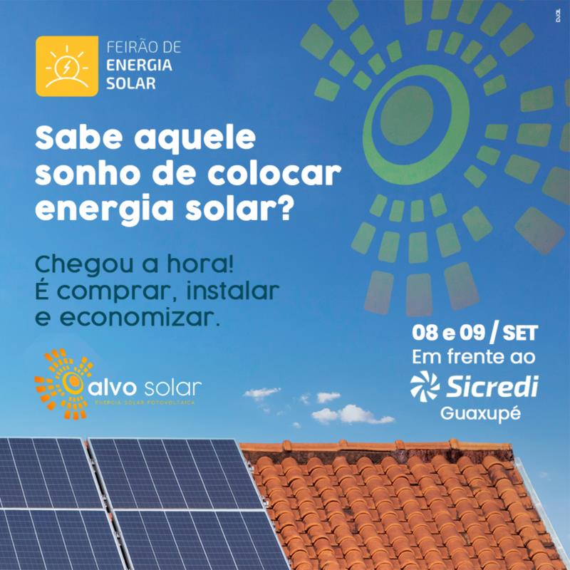Feirão de energia solar Sicredi em Guaxupé